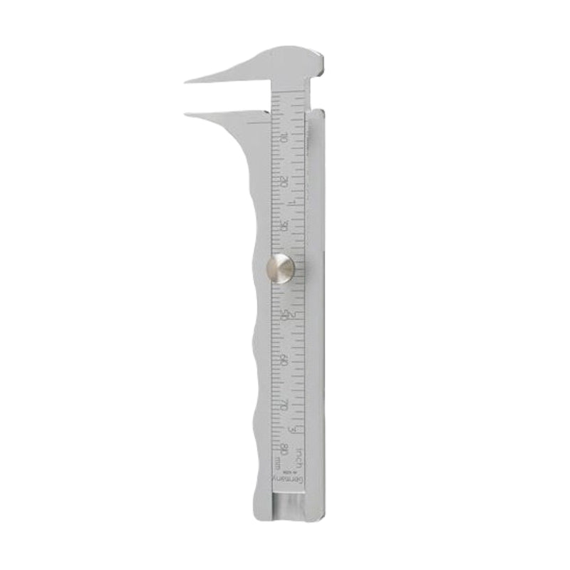 Jameson Caliper, 3.3/4" (9.5 cm), Graduated in Inches & mms, with Thin Lips, Chrome